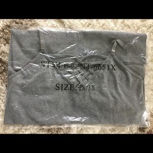 Zenana Triple Criss Cross Caged Long Seamless Cami